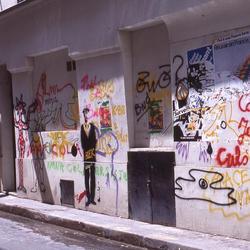 Blek le Rat, K-Bô, Nana Cola et autres. Paris, 1984.