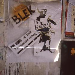 Blek le Rat. Paris, 1984.