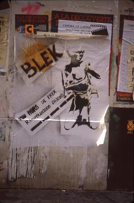 Blek le Rat. Paris, 1984.