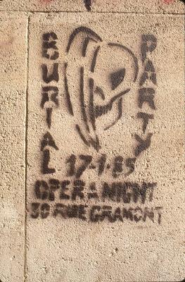 Auteur inconnu. Paris, 1985.