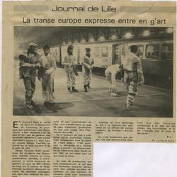 La transe europe expresse entre en g'art - La Voix du Nord