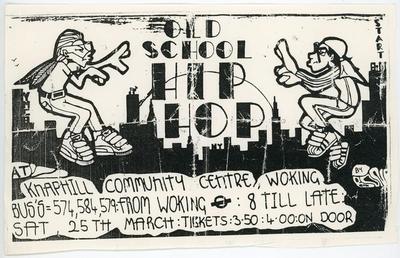 Flyer Old School Hip Hop.