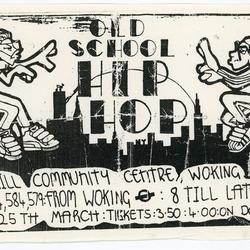 Flyer Old School Hip Hop.