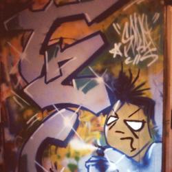 Fred, Spray, Won. Cormeilles-en-Parisis, 1986.