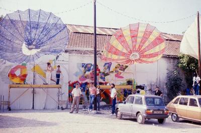 Kool Shen, Espylon Point, JayOne, Skki. Aubervilliers, 1985. 