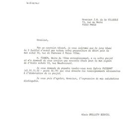 Courrier Ville de Paris.
