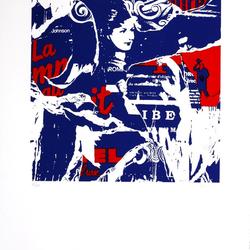 Jacques Villeglé - Sérigraphie Rue des Ecoles - 2003