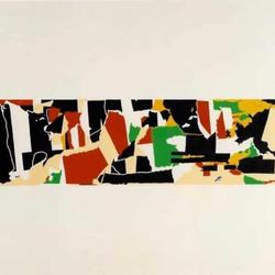 Jacques Villeglé - Maquette Limours 1 - 1995