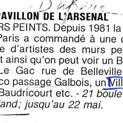 Pavillon de l'Arsenal - Connaissance des arts 