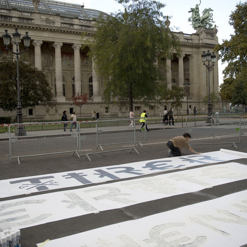 Jacques Villeglé -  Parvis du Grand Palais - 2017