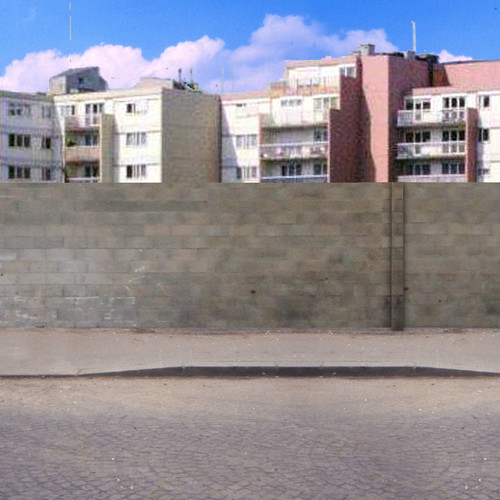 01 Mur 01 vierge. Terrain de Stalingrad / La Chapelle, Paris 1984.