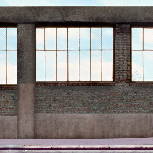 01 Mur 06 vierge. Terrain de Stalingrad / La Chapelle, Paris 1984.