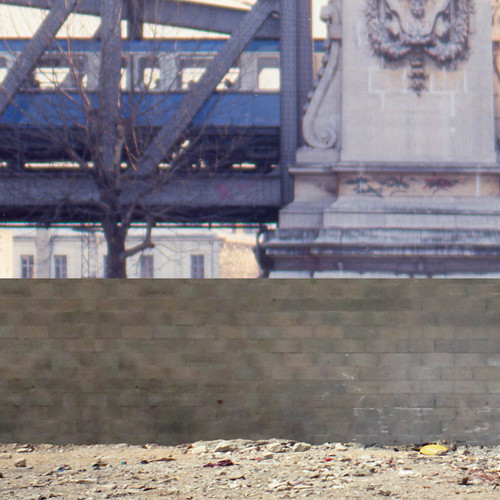 01 Mur 02 vierge. Terrain de Stalingrad / La Chapelle, Paris 1984.