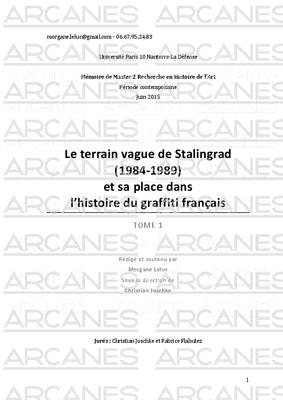 Mémoire Stalingrad Morgane Leluc 