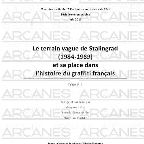 Mémoire Stalingrad Morgane Leluc 