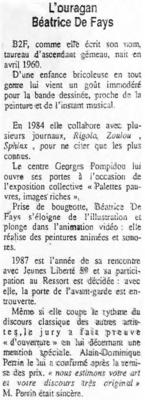 Le Quotidien de Paris 1987