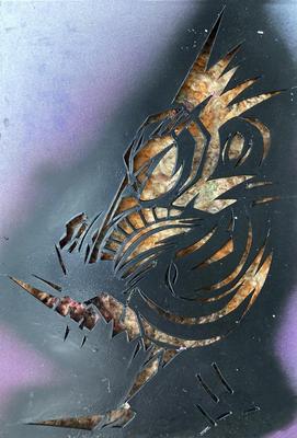 Pochoir "Monstro knife"