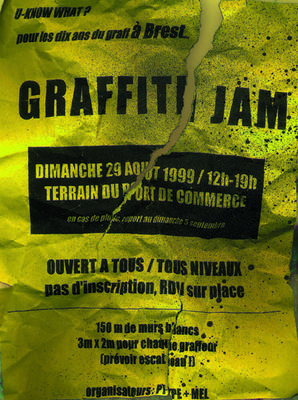 Brest Jam 1999 / Flyer