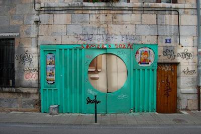 Nelio - Wooden Graffiti. Besançon, 2011.