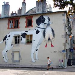 Escif - La Propriété. Besançon, 2011.