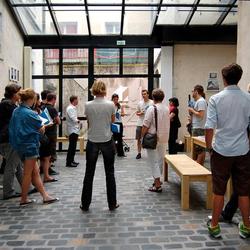 Visite quartier Battant. Besançon, 2011.
