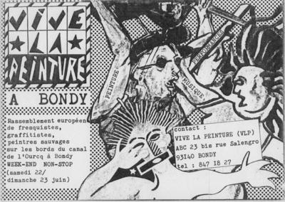 Flyer du rassemblement de Bondy