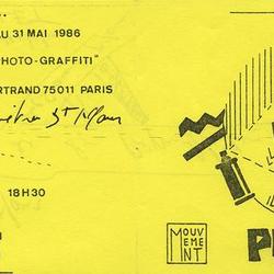 Flyer d'une exposition des Nuklé Art