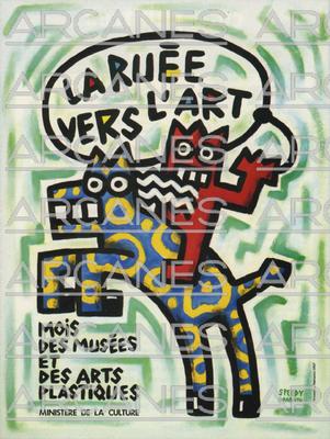 Document de présentation du volet ciné-peintres La Ruée vers l'Art 1985