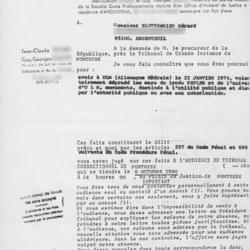 Citation à prévenu Gérard Zlotykamien