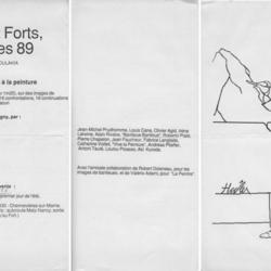 Flyer du festival Fêtes et Forts Champigny 1986
