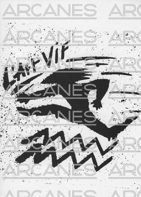 Carton d'invitation de l'exposition L'Art Vif