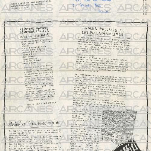 Document de présentation "Le graffiti : degré zéro de l'art ?"