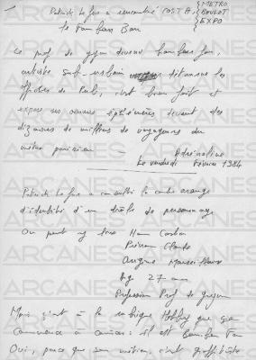 Notes à propos d'un entretien de Patrick Le Fur avec Costa