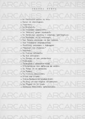 Notes à propos de Costa