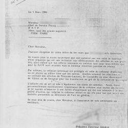Courrier RATP