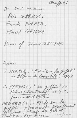 Notes diverses