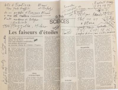 Notes diverses