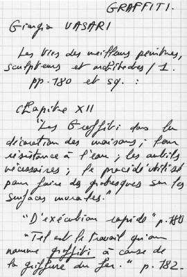 Notes Giorgio Vasari
