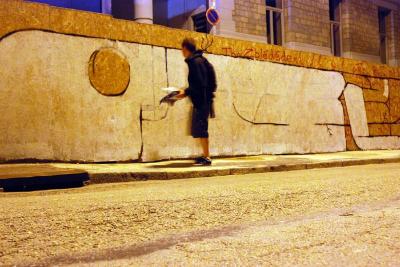 Zerozedrip - Cimitero. Besançon, 2011.