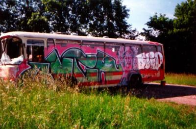 Olga, Akroe, Flip, Pig. Besançon, 1997.