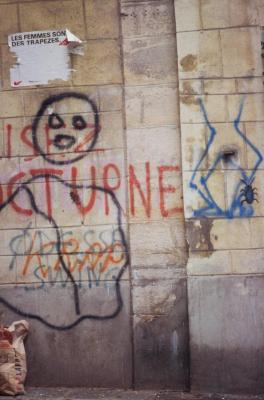 Gérad Zlotykamien, bombages anonymes. Paris, 1984.
