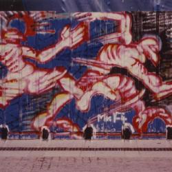 Palissade de Beaubourg. Paris, 1984.