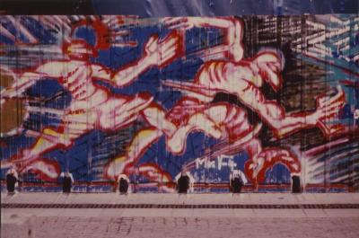 Palissade de Beaubourg. Paris, 1984.
