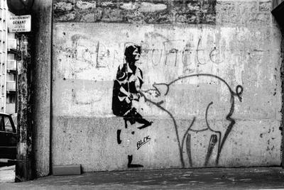 Blek le Rat, Bruno les Cochons. Paris, 1985-86.