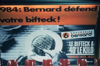 Affiche publicitaire. Paris, 1984.
