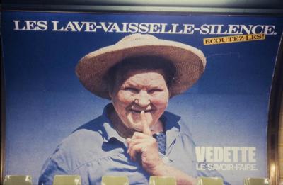 Affiche publicitaire. Paris, 1984.
