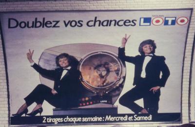 Affiche publicitaire. Paris, 1984.
