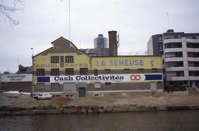 Fresque publicitaire La Semeuse. Rennes, 1983.