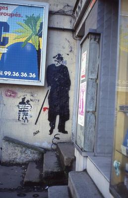 Blek le Rat, H  et auteur anonyme, Rennes, 1987