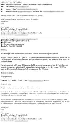 Emails - Jacques Villeglé 